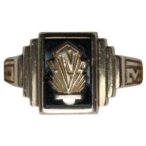 USA, Abschlussring 1931 – aus GOLD