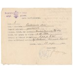 II RP, Odznaczenia, Odznaki i Dokumenty po poruczniku CIEĆKIEWICZ Michale