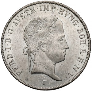 Austria, Ferdinand I, 20 kreuzer, 1848 C, Prague