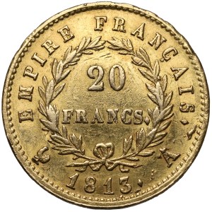 Frankreich, Napoleon I., 20 Francs 1813 A, Paris