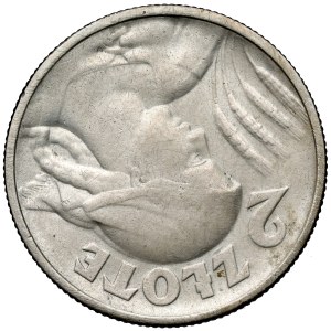 Donna e spighe, 2 złoty, 1924, Filadelfia - RETRO