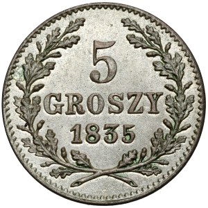 Freistadt Krakau, 5 Groschen 1835