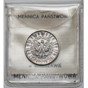 Replica: 2 zlote silver coin, 1936, Piłsudski—official Mint issue