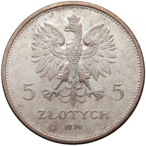 5 zlotych banner, 1930