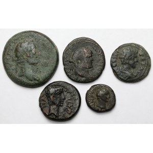 Roman Empire, Provinces, Bronze Coins - Set (5 pieces)