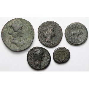 Roman Empire, Provinces, Bronze Coins - Set (5 pieces)