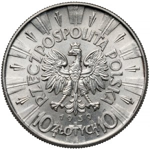 Piłsudski 10 złotych 1939
