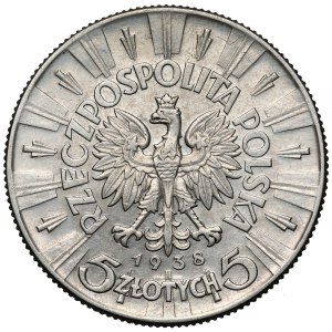 Piłsudski 5 Złoty 1938