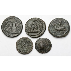 Roman Empire, Provinces, Bronze Coins - Set (5 pieces)