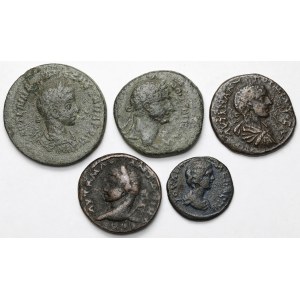 Roman Empire, Provinces, Bronze Coins - Set (5 pieces)