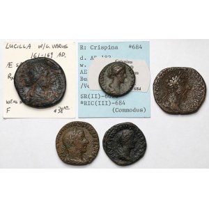 Roman Empire, Asses and Sesterces - Set (5 pcs)