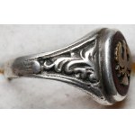 Legions (?) Patriotic Signet Ring with an Eagle - in silver