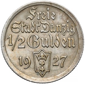 Gdańsk, 1/2 gulden, 1927