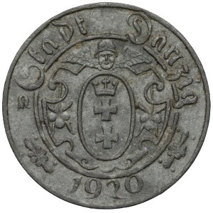Gdańsk, 10 fenigów 1920 cynk - 56 perełek