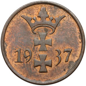 Gdańsk, 1 fenig, 1937