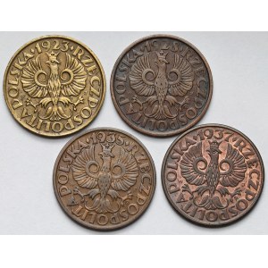 2 Groschen 1923–1937 – Set (4 Stück)