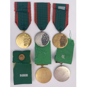 People's Republic of Poland, Polish Hunting Association, Medals and Badges - Set (7 pieces)