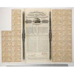 Confederate States of America (CSA), Bond 100 Pounds 1863