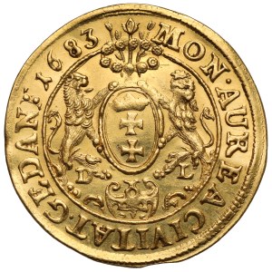 Jan III. Sobieski, Dukat Danzig 1683 DL – Exemplar aus der Traveller Collection