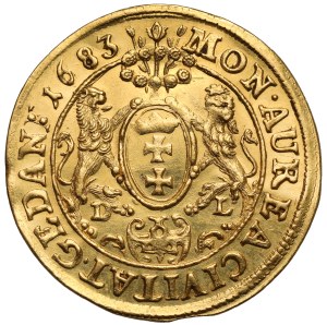 Jan III Sobieski, Dukat Gdańsk 1683 DL - ex. Traveller Collection