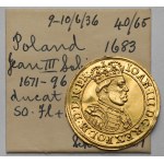 Jan III. Sobieski, Dukat Danzig 1683 DL – Exemplar aus der Traveller Collection