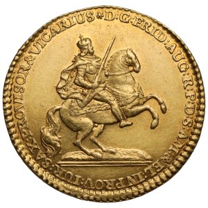 August III Sas, Dukat wikariacki 1745, Drezno
