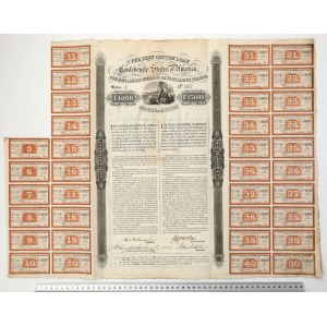 Konfederované štáty Ameriky, 6 % pôžička z roku 1863 – 1 000 libier