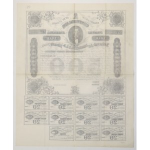 Confederate States of America (CSA), Bond 500 Dollars 1863