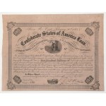 Confederate States of America (CSA), Bond 100 Dollars 1863