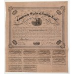 Confederate States of America (CSA), Bond 100 Dollars 1863