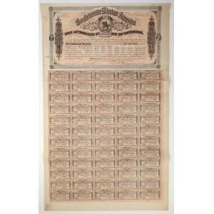 Confederate States of America (CSA), Bond 1000 Dollars 1864