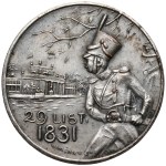 Medal Commemorating the 85th Anniversary of the November Uprising, 1830–1916 (Wiśniewski) — INCORRECT date