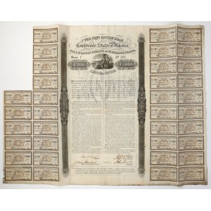 Confederate States of America (CSA), Bond 500 Pounds 1863