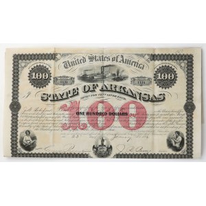 Confederate States of America (CSA), Bond 100 Dollars 1872