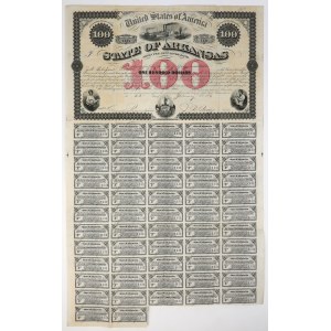 Confederate States of America (CSA), Bond 100 Dollars 1872