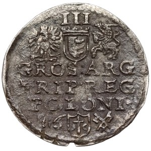 Stefan Batory, Trojak, Poznań, 1586 — Crowned Shield
