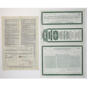 Kuba, Consolidated Railroads of Cuba – sada cenných papierov (2 ks)