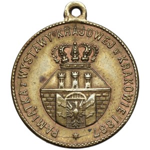 Pamätná medaila z Národnej výstavy v Krakove v roku 1887 – Wawel