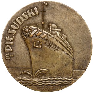 Medaile „První plavba lodi M/S PIŁSUDSKI 1935“