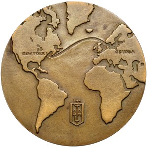 Medaile „První plavba lodi M/S PIŁSUDSKI 1935“