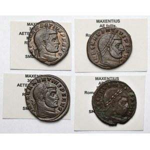 Roman Empire, Follis - Set (4 pcs)