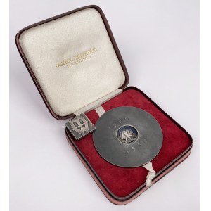 200th Anniversary of the Warsaw Mint 1766–1966 Medal – silver-plated tombac
