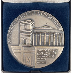 Medal Commemorating John Paul II's Visit to the Sejm and Senate in 1999