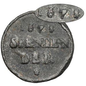 Gdańsk, Żeton Bractwa św. Reinholda, 1678 r.