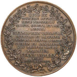Medal Stanisław Lubomirski 1771 - późniejsza odbitka w brązie