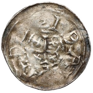 Bolesław III. Krzywousty, Denar – Ritter und der heilige Adalbert
