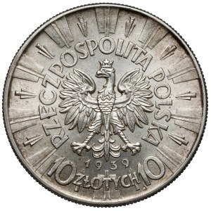 Piłsudski 10 złotych 1939