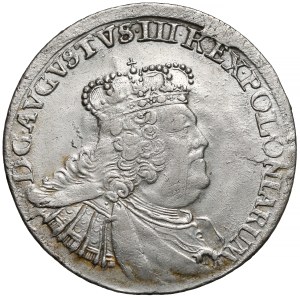 Augusto III di Sassonia, Ort, Lipsia, 1756 d.C. – piccolo busto
