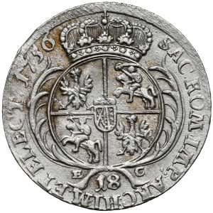Augusto III di Sassonia, Ort, Lipsia, 1756 d.C. – piccolo busto