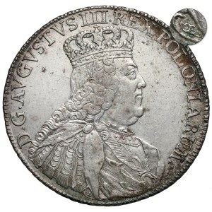 August III of Saxony, 1753 EDC Thaler, Leipzig—with SIGNATURE—extremely rare